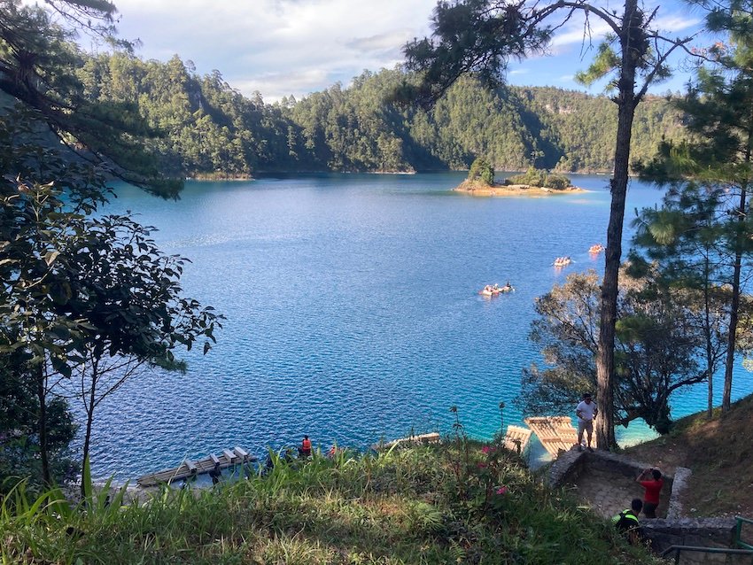 best places to visit chiapas mexico - Lagunas Montebello