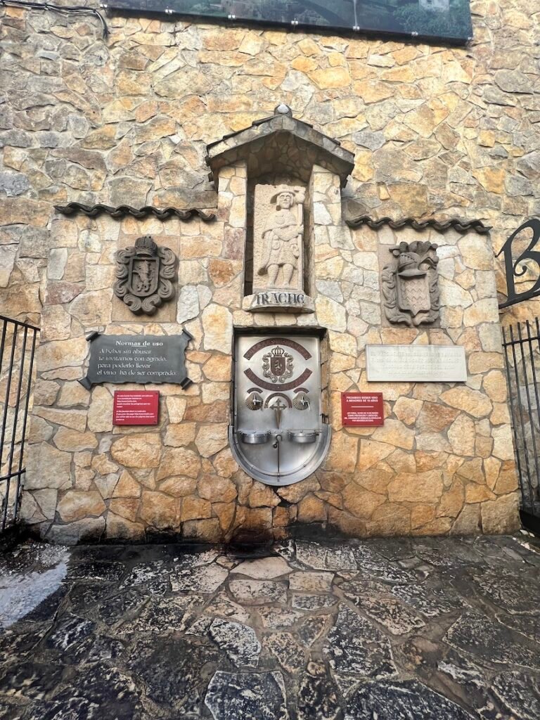 Camino de Santiago Pyrenees Wine Fountain