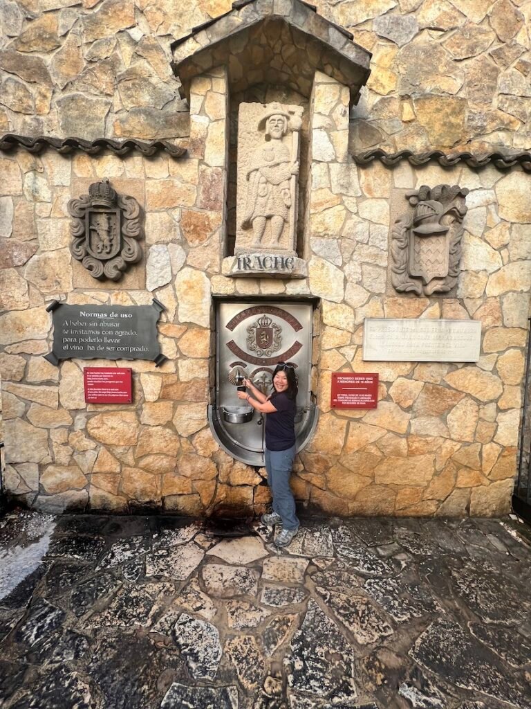 Camino de Santiago Pyrenees Wine Fountain