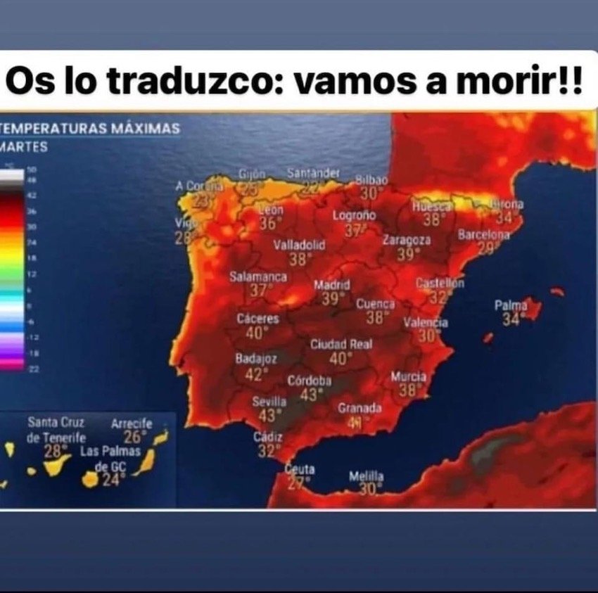 Camino de Santiago Rioja - Heat wave