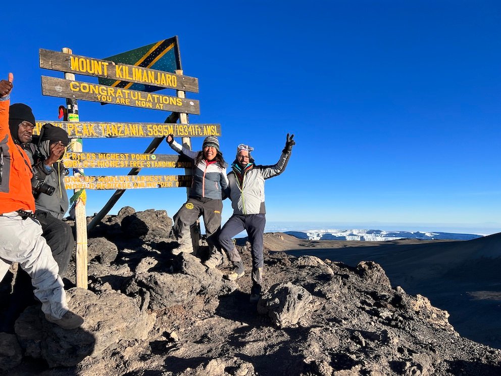 Completing Machame route Kilimanjaro