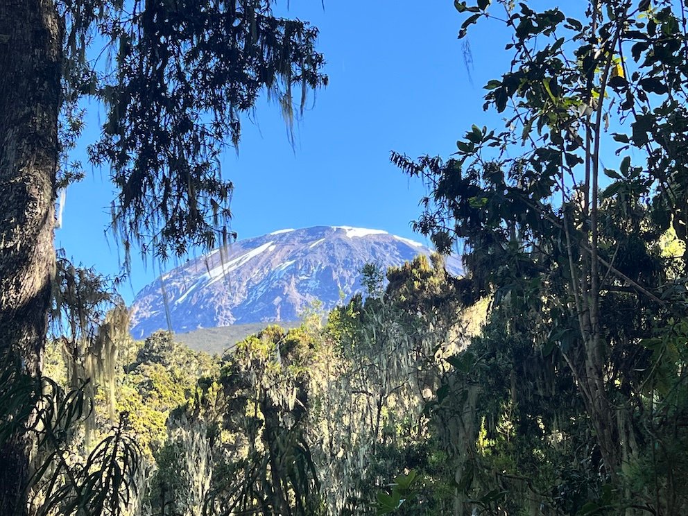 Completing the Machame route Kilimanjaro