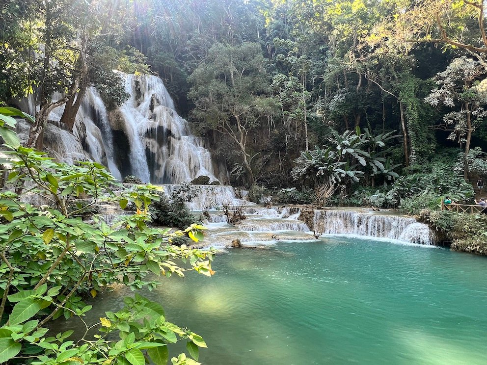 laos in 2 weeks - kuang si waterfalls