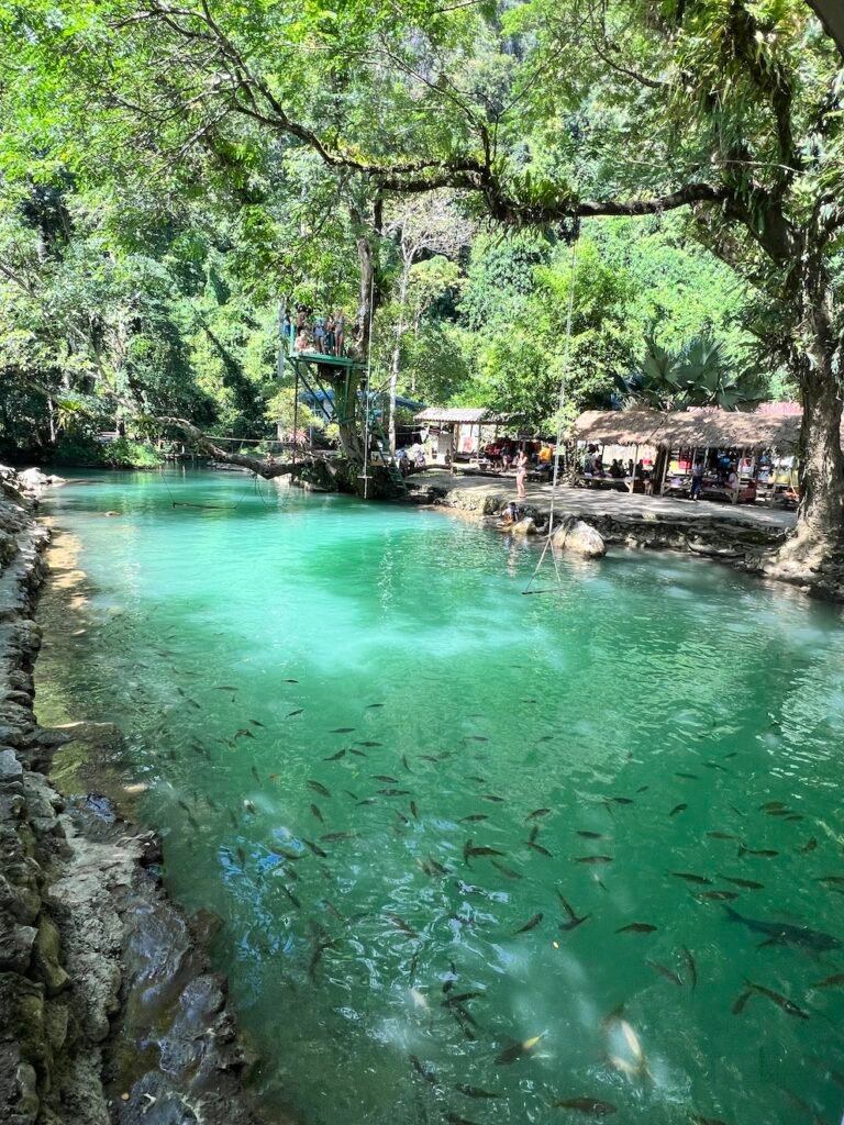 laos in 2 weeks - vang vieng - Blue Lagoon 1