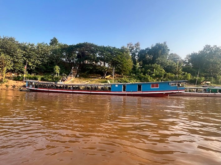slow boat thailand laos